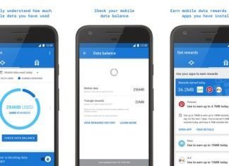 Triangle, aplicación para ahorrar datos móviles. Triangle app