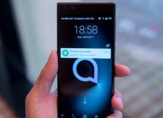 Compañía Alcatel presentó tres nuevos teléfonos en el CES 2018 caterpilar