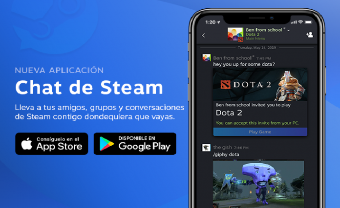 Steam Chat, ya está disponible en iOS y Android