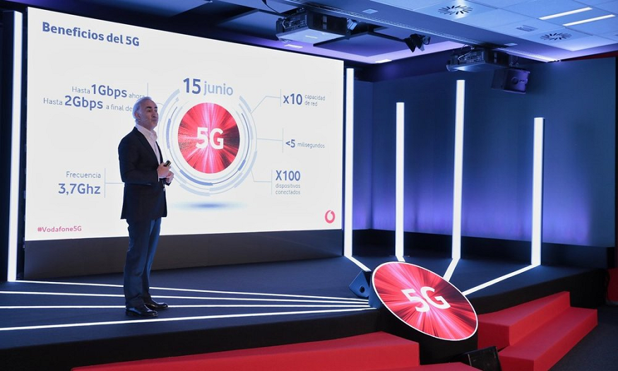Vodafone lanzará 5G el 15 de junio en 15 ciudades