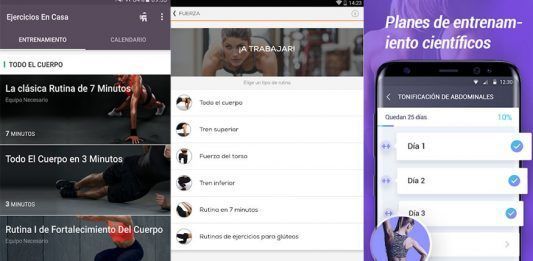 5 aplicaciones para ejercitarte en casa
