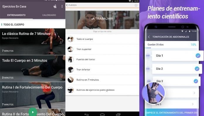 5 aplicaciones para ejercitarte en casa