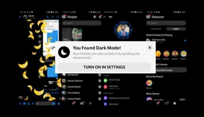 activar el modo oscuro en facebook messenger